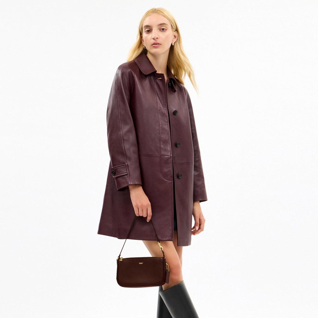 Coach Plaza Bag - Brass/Maple