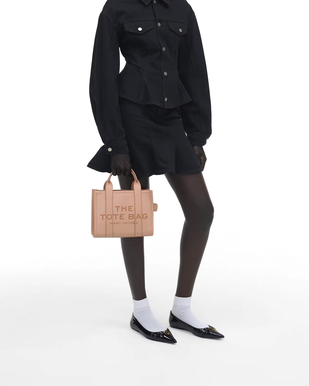 Marc Jacobs The Leather Small Tote Bag - ROSE