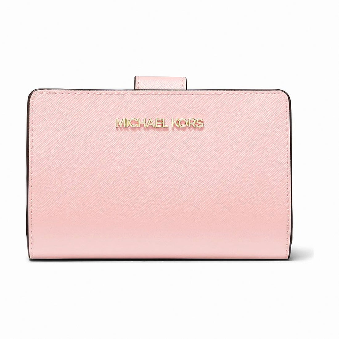 Michael Kors Medium Crossgrain Leather Wallet - POWDER BLUSH
