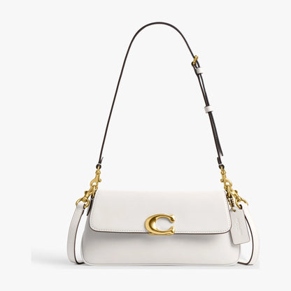 Coach Jet Shoulder Bag - Brass/Chalk