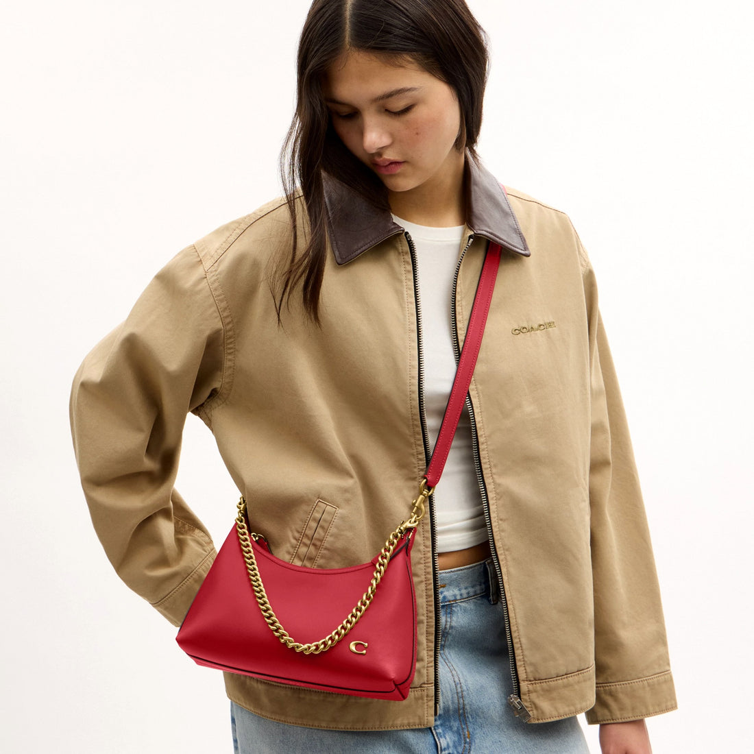 Coach Juliet Shoulder Bag 25 - Brass/Poppy