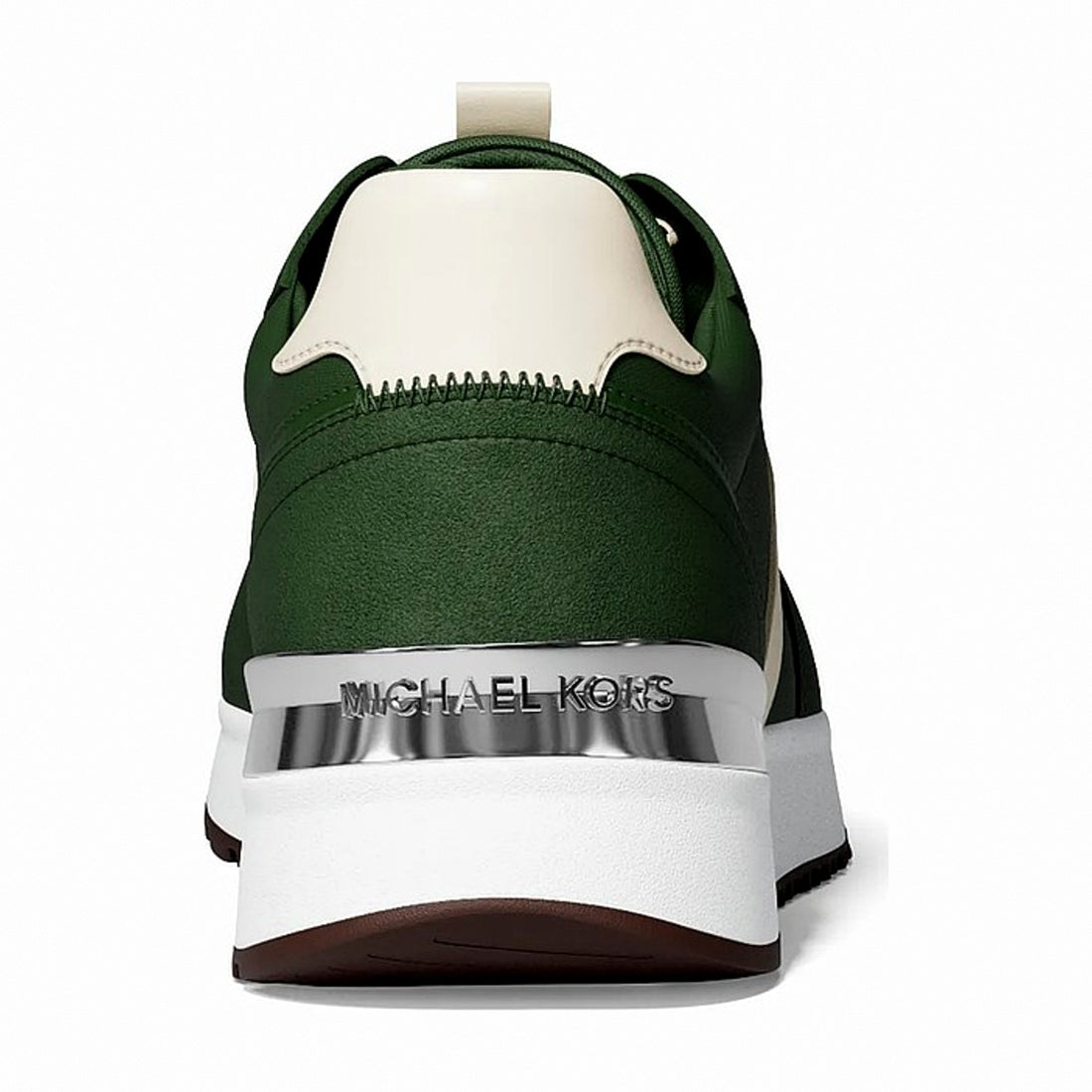 Michael Kors Remy Mixed-Media Trainer - AMAZON GREEN