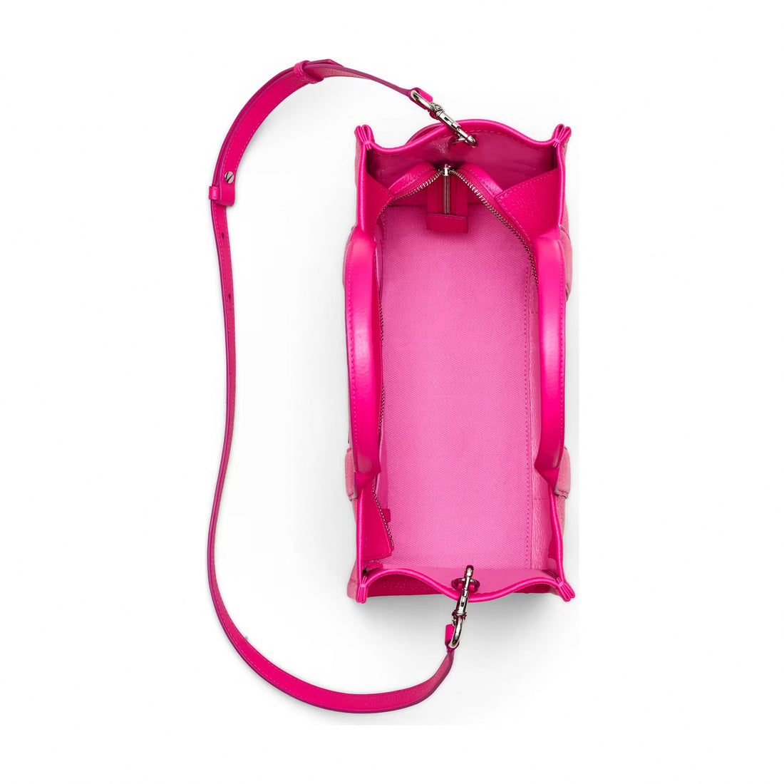 Marc Jacobs The Leather Medium Tote Bag - HOT PINK