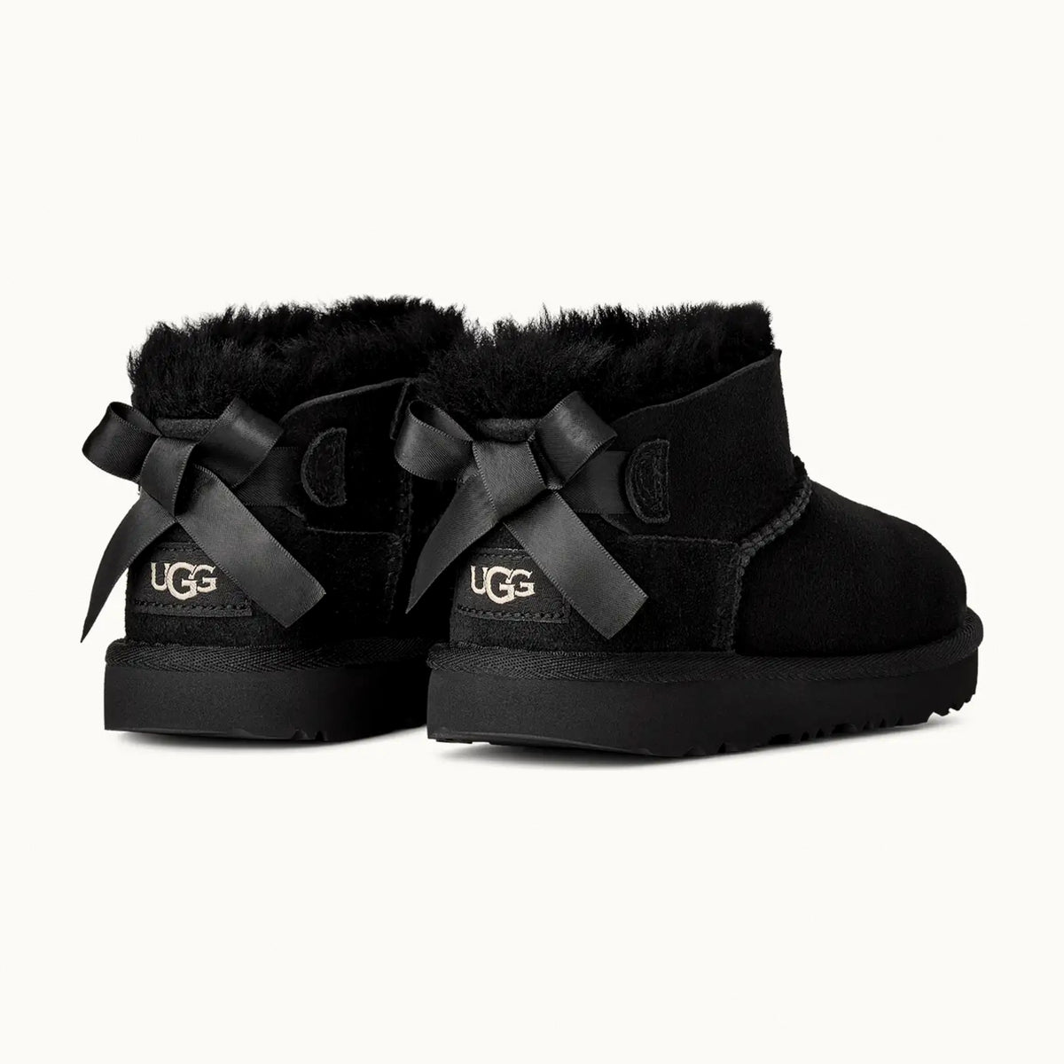 UGG Kids' Ultra Mini Bailey Bow - Black