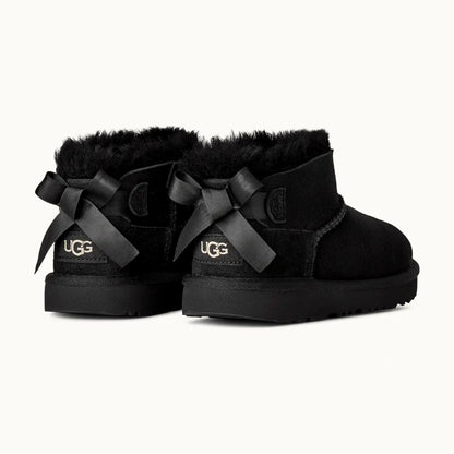 UGG Kids' Ultra Mini Bailey Bow - Black