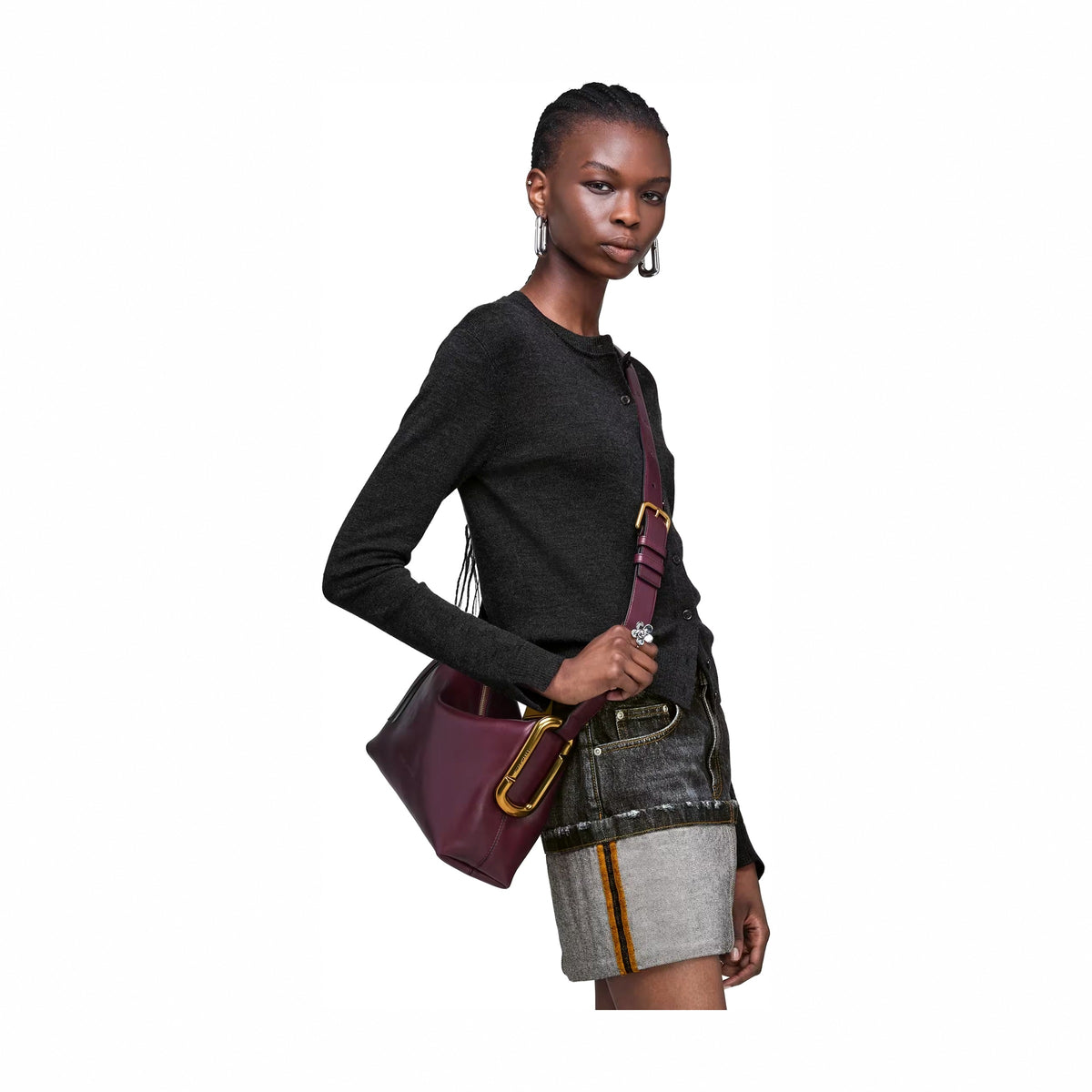 Marc Jacobs Scene Medium Shoulder Bag - DARK PORT