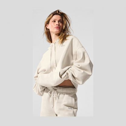 Alo Yoga Accolade Hoodie - Bone