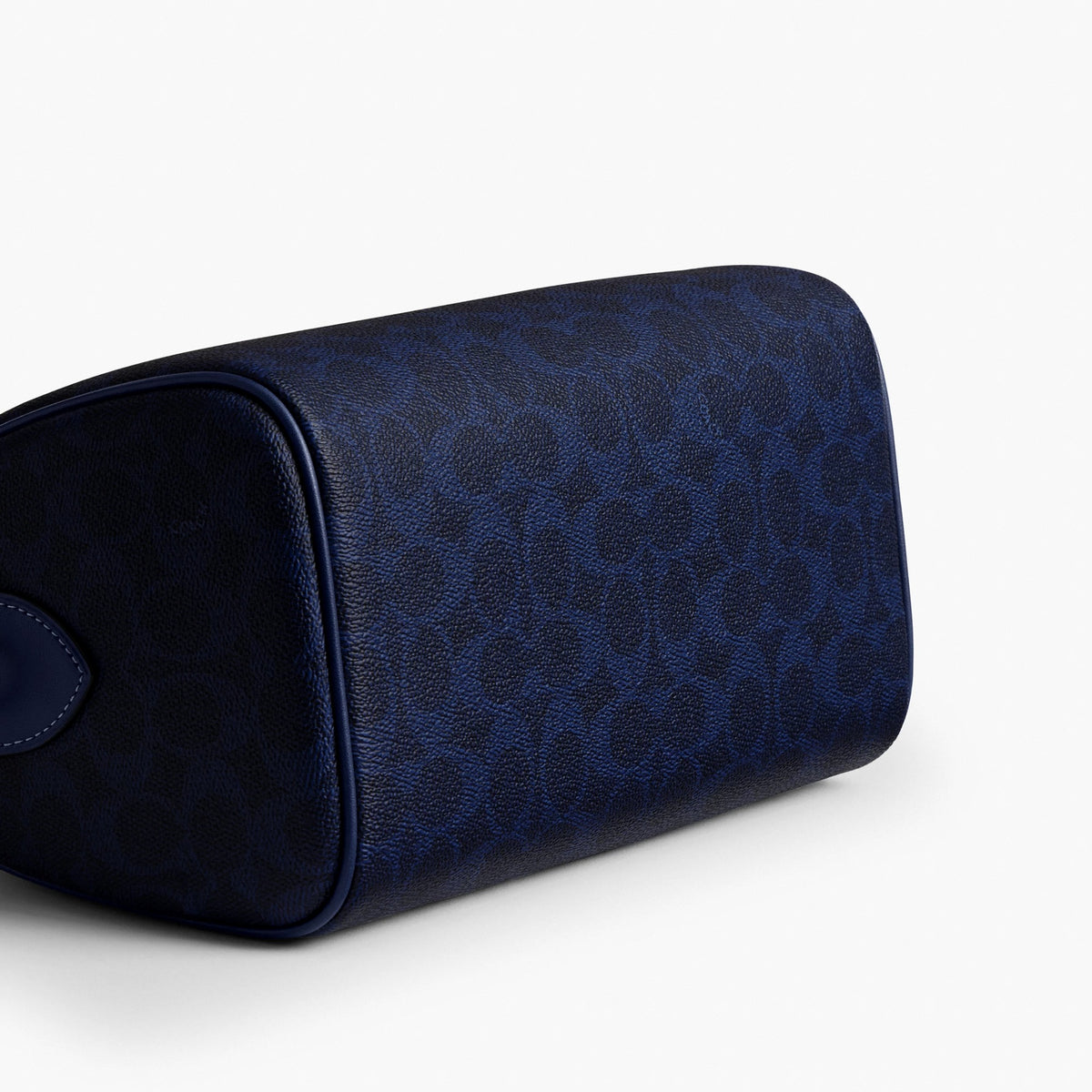 Coach Rowan Satchel Bag In Signature Canvas - Gold/Navy