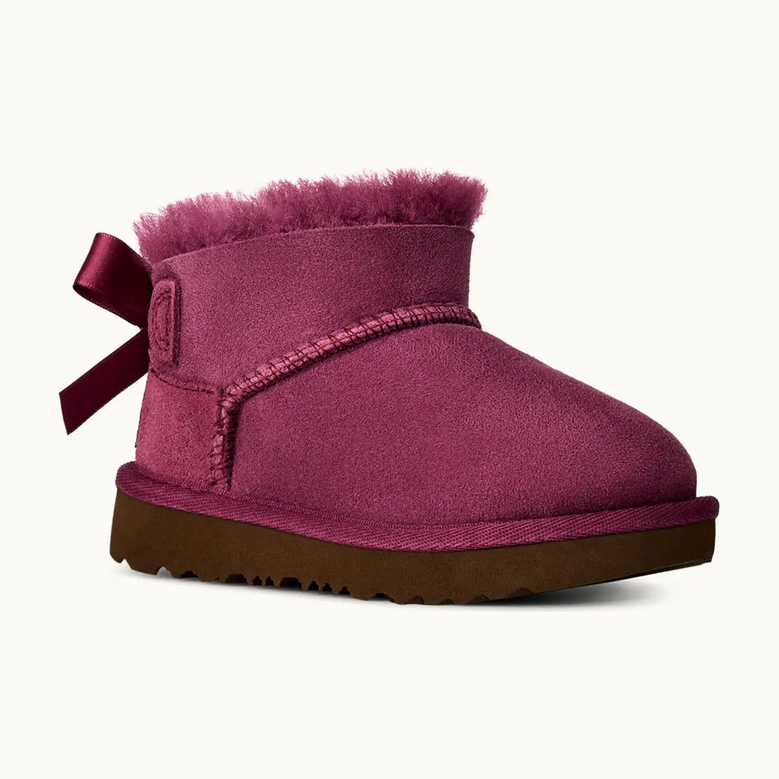 UGG Ultra Mini Bailey Bow - Dark Winterberry