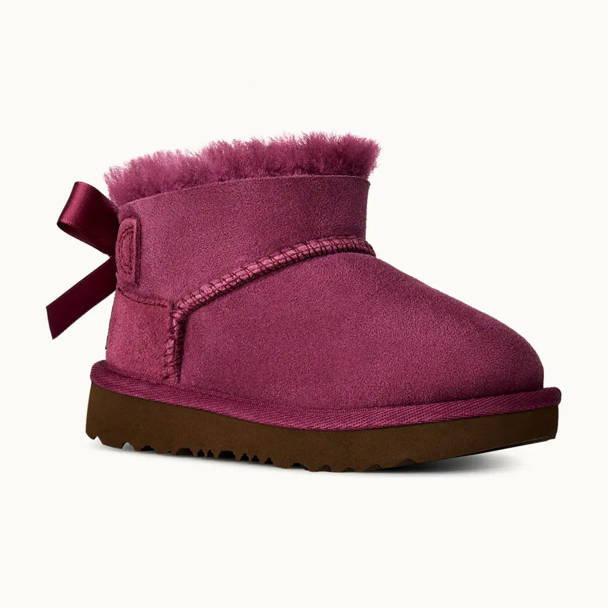 UGG Ultra Mini Bailey Bow - Dark Winterberry