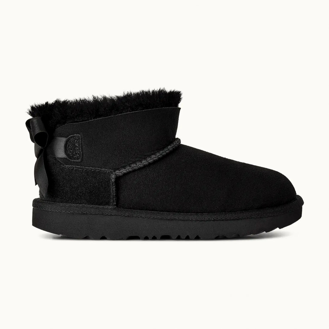 UGG Kids' Ultra Mini Bailey Bow - Black