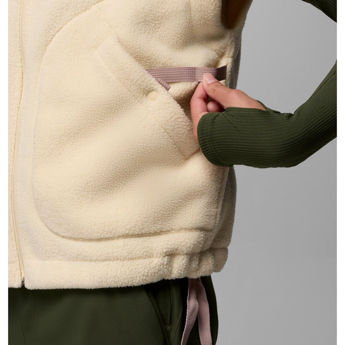 Columbia Women's Misty Moondrift MTR Fleece Relaxed Vest - Glove Yellow