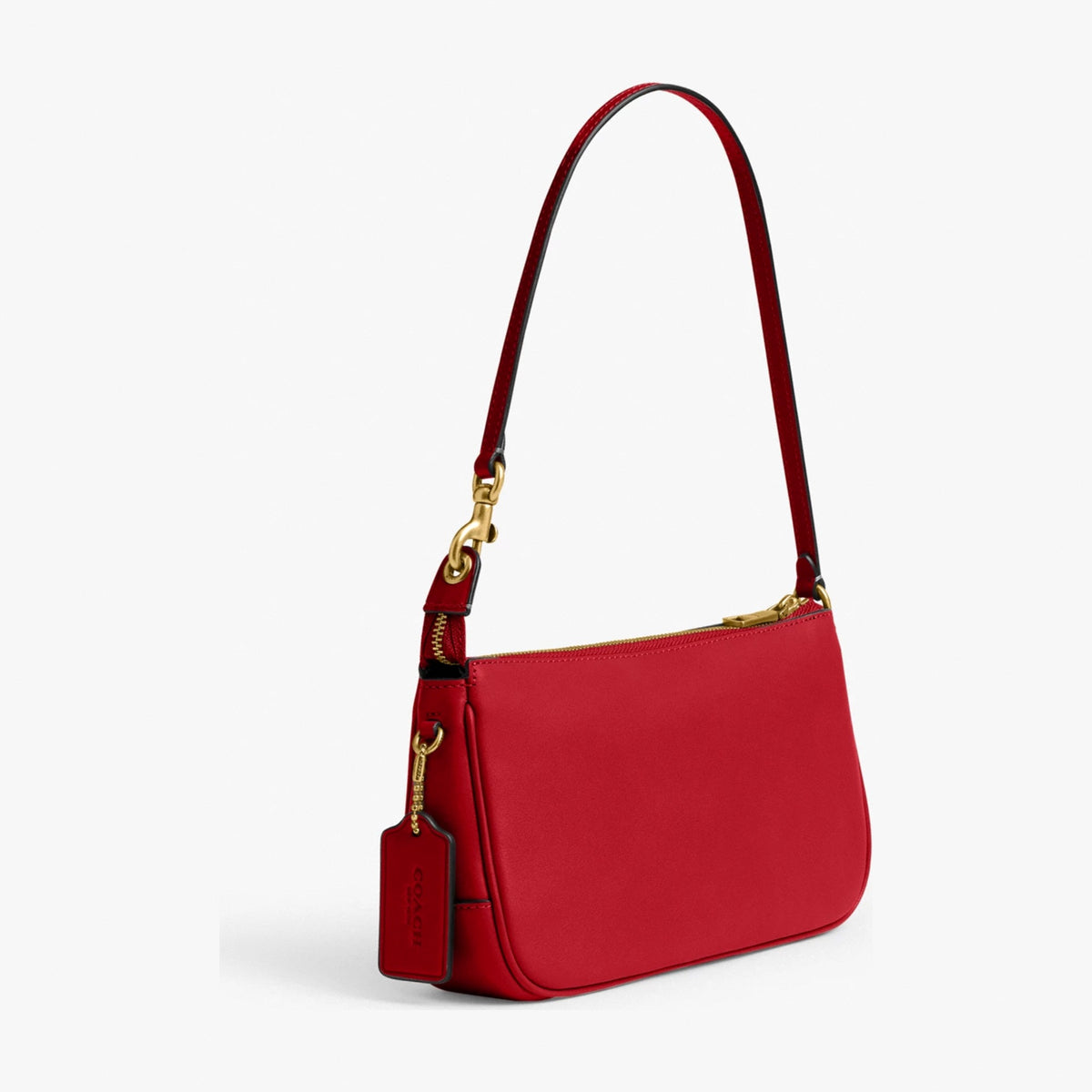 Coach Plaza Bag - Brass/Scarlet