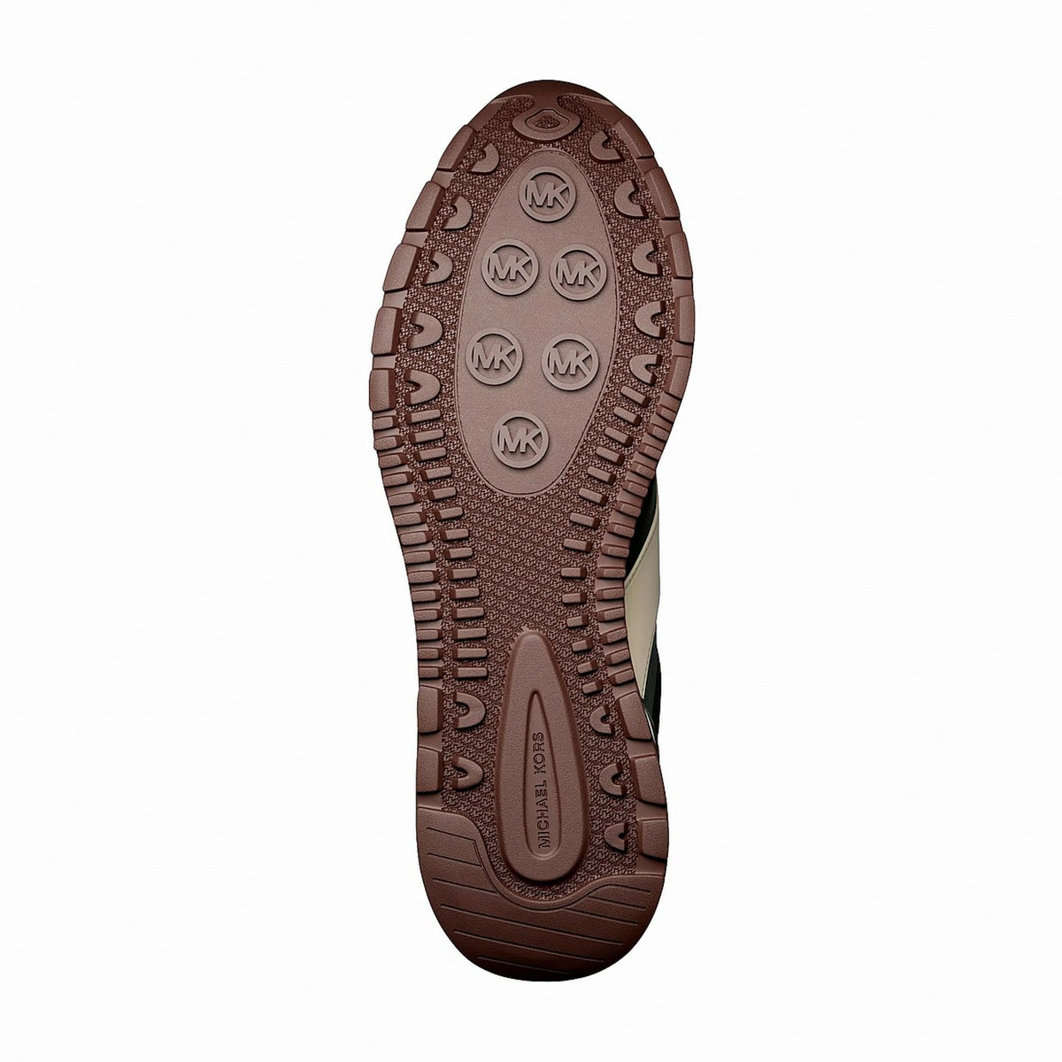 Michael Kors Remy Mixed-Media Trainer - AMAZON GREEN