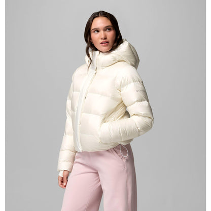 Columbia Women's Amaze Puff Hooded Jacket - Sea Salt Pearl Shine
