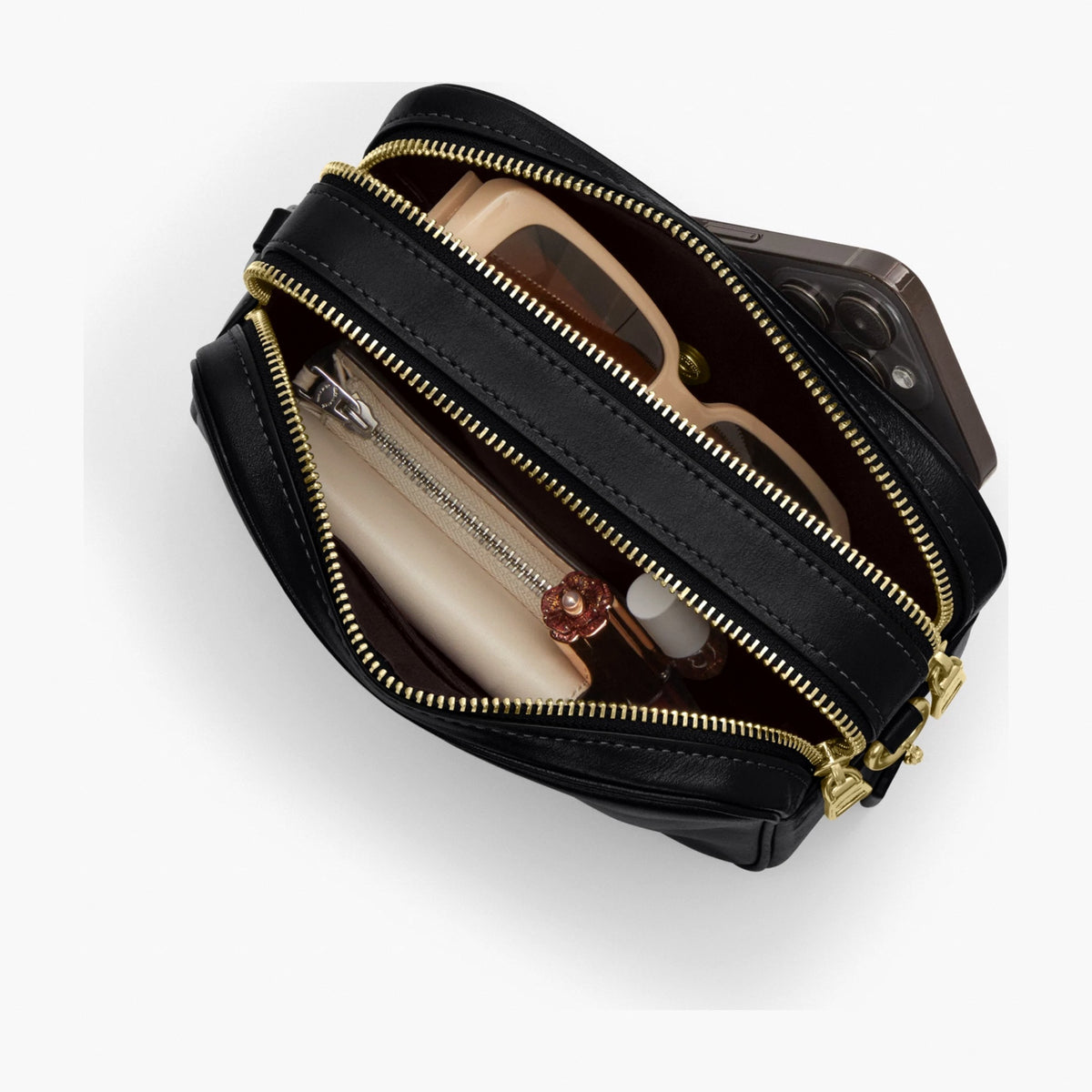 Coach Mini Carey Crossbody Bag - Gold/Black