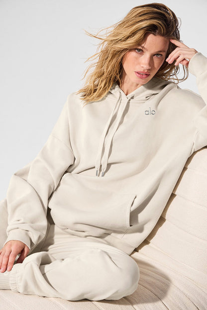 Alo Yoga Accolade Hoodie - Bone