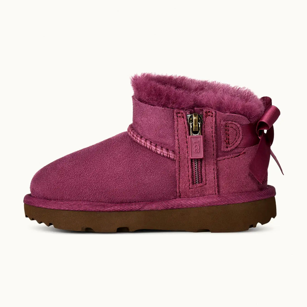 UGG Ultra Mini Bailey Bow - Dark Winterberry