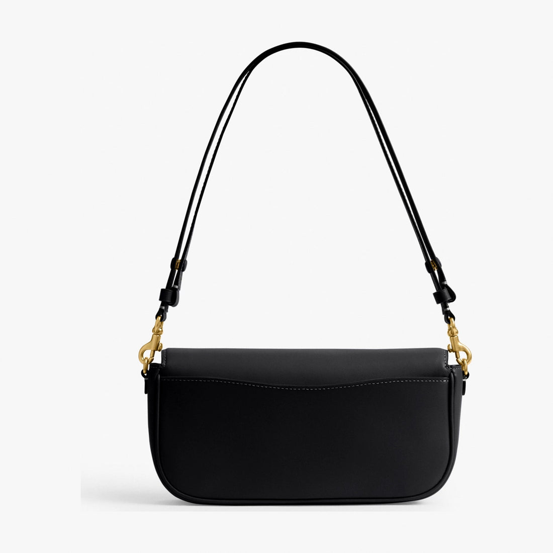 Coach Brook Flap Chain Bag - Brass/Black