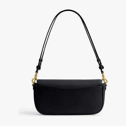 Coach Brook Flap Chain Bag - Brass/Black