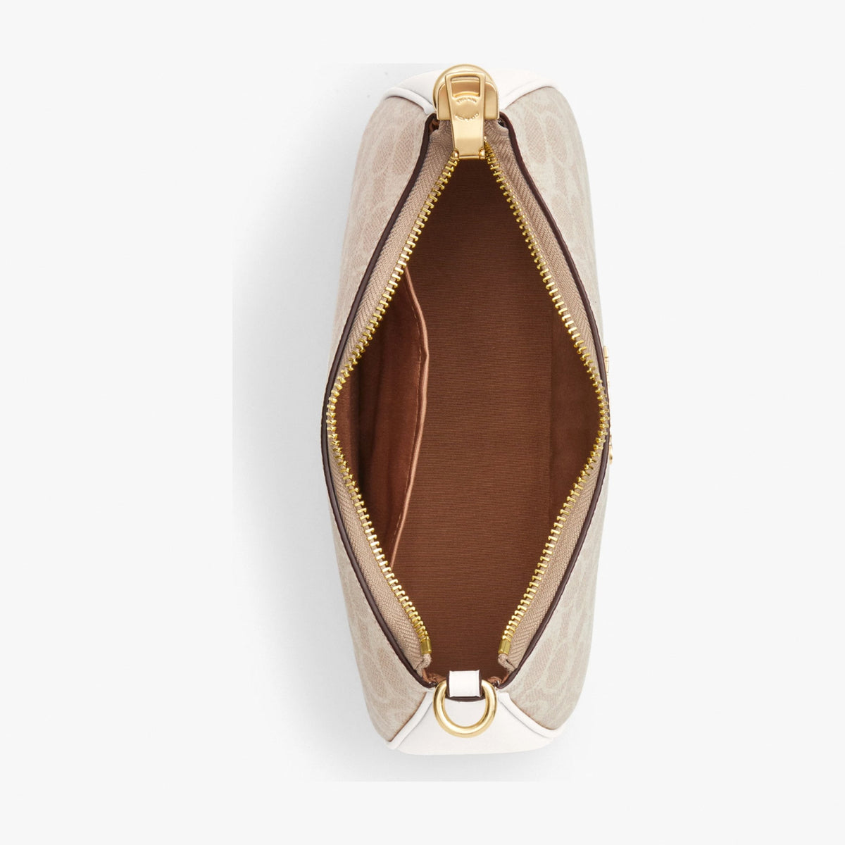Coach Teri Shoulder Bag In Signature Canvas - Gold/Sand/Chalk