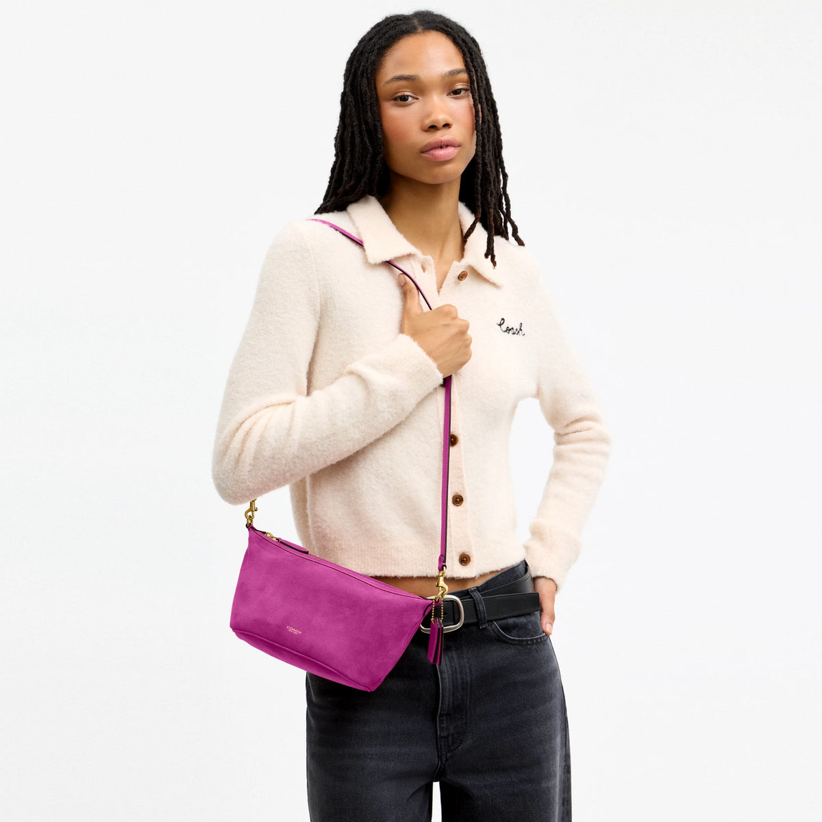 Coach Demi Bag - Brass/Magenta
