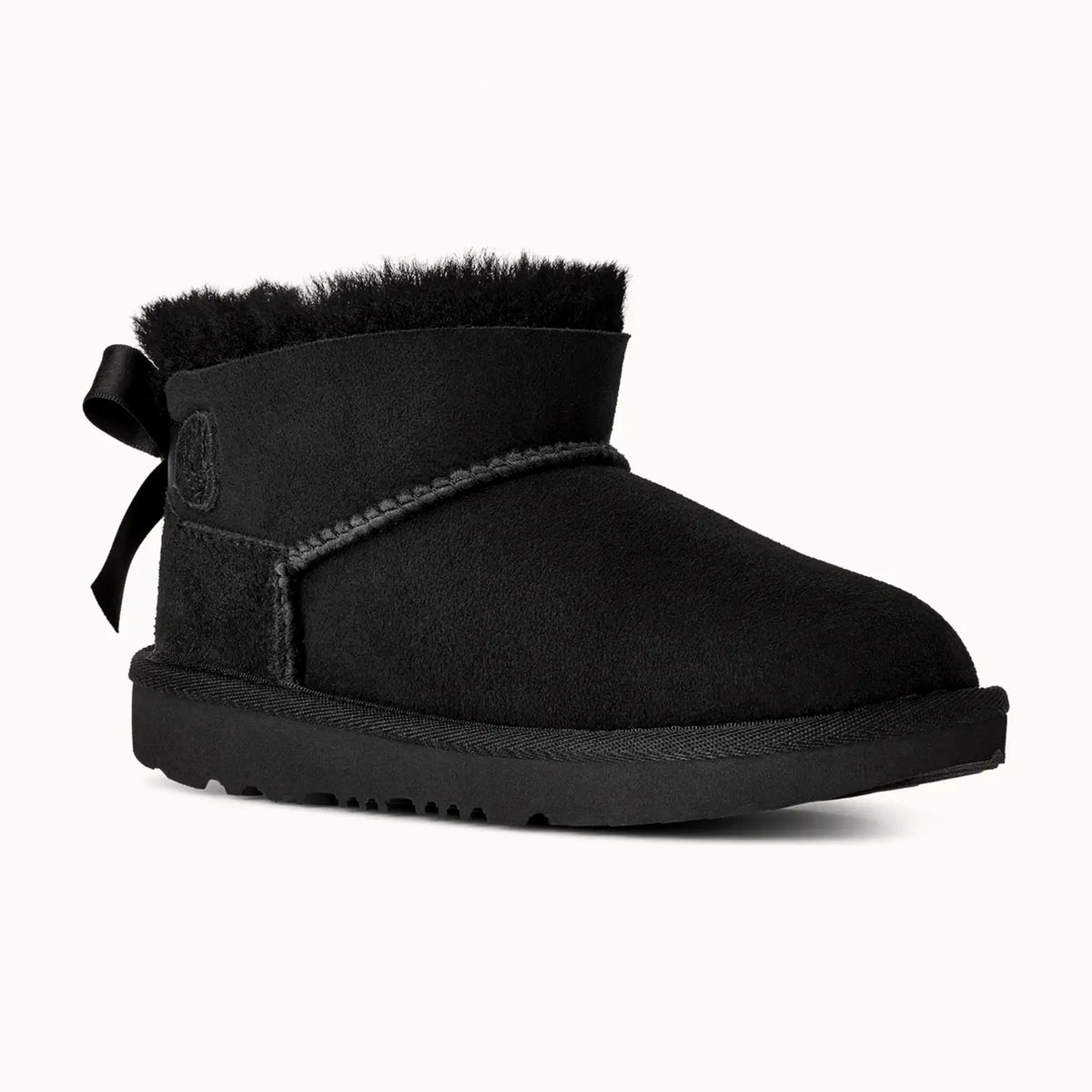UGG Kids' Ultra Mini Bailey Bow - Black