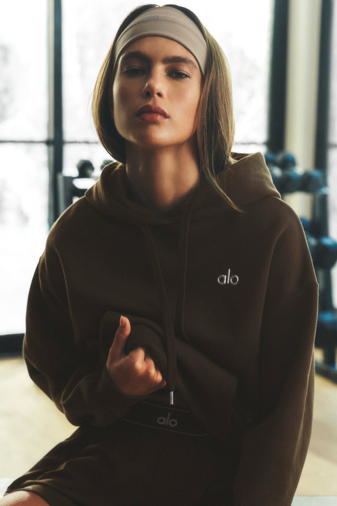 Alo Yoga Accolade Hoodie - Espresso
