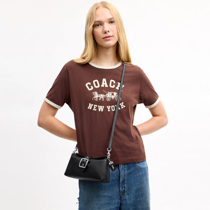 Coach Abbie Shoulder Bag - Silver/Black