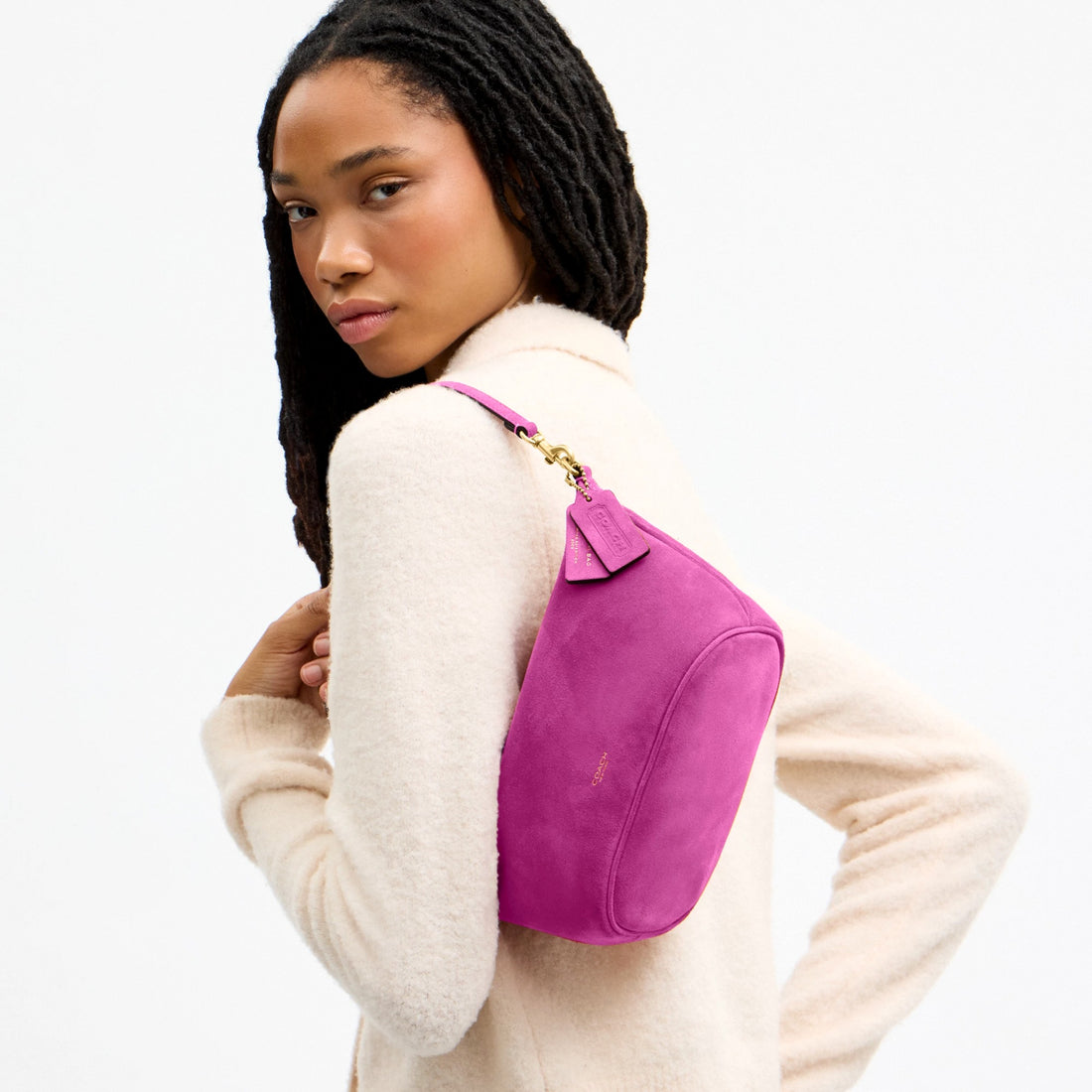 Coach Demi Bag - Brass/Magenta