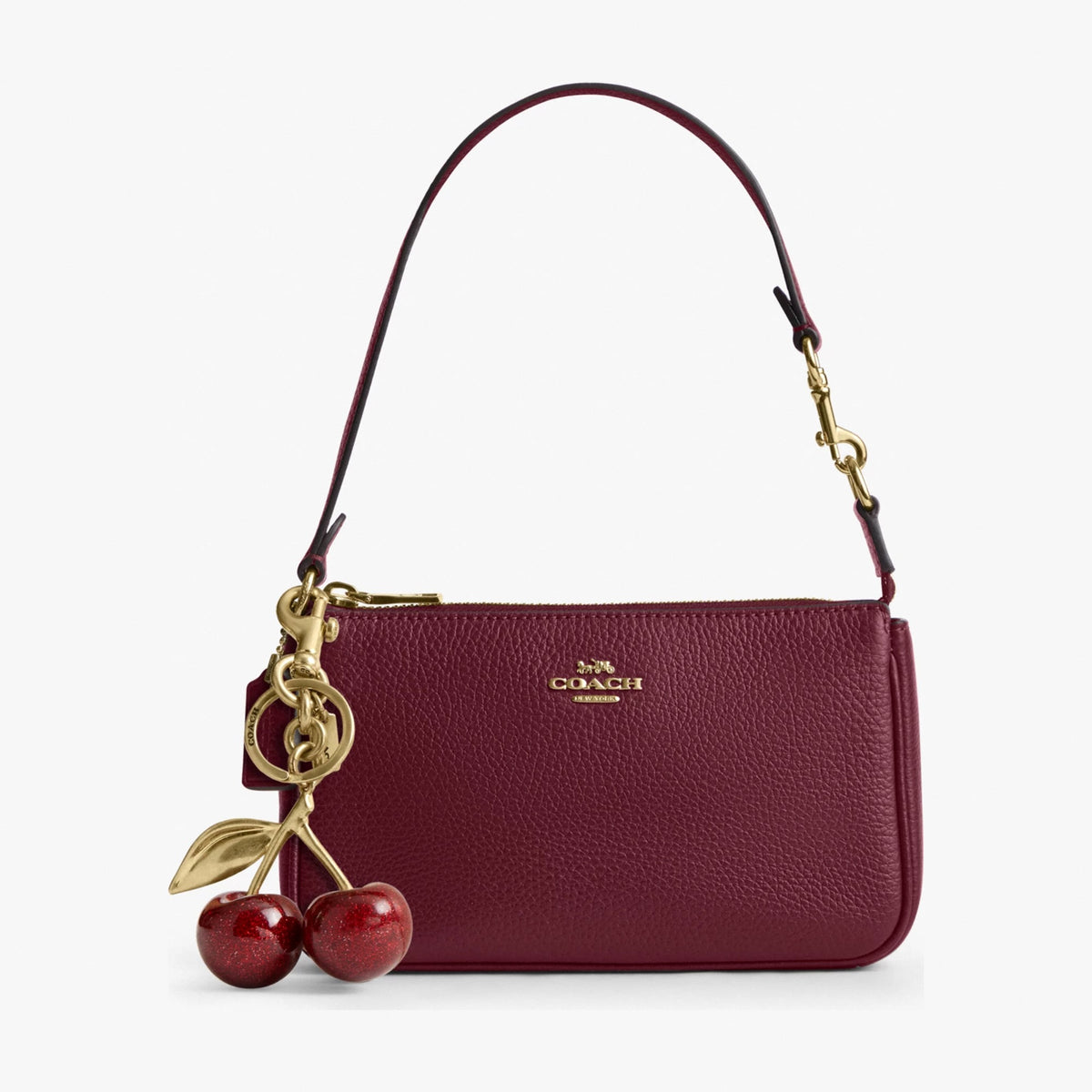 Coach Nolita 19 - Gold/Dark Cherry