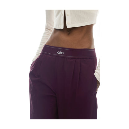 Alo Yoga Suit Up Trouser (Regular) - Rich Bordeaux