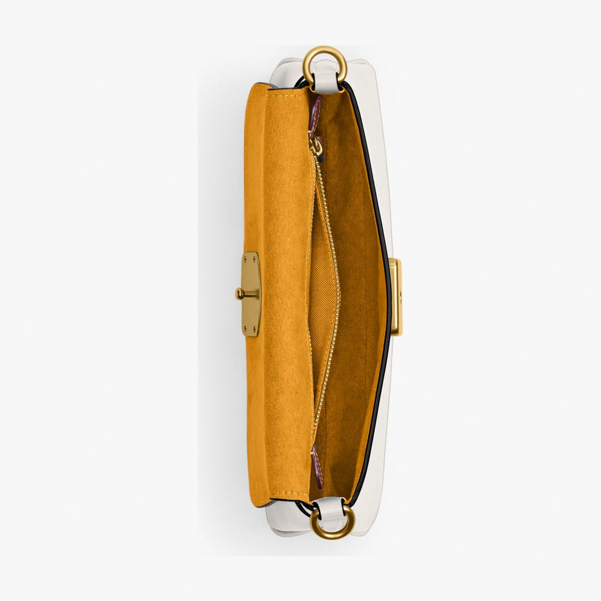 Coach Jet Shoulder Bag - Brass/Chalk