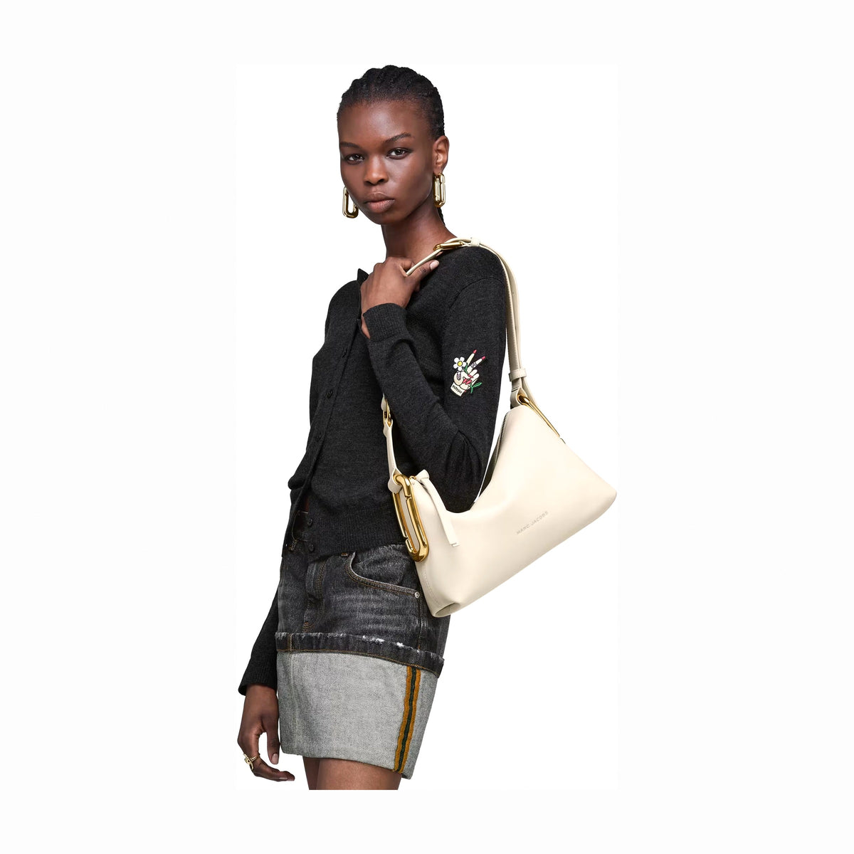 Marc Jacobs Scene Medium Shoulder Bag - CLOUD WHITE