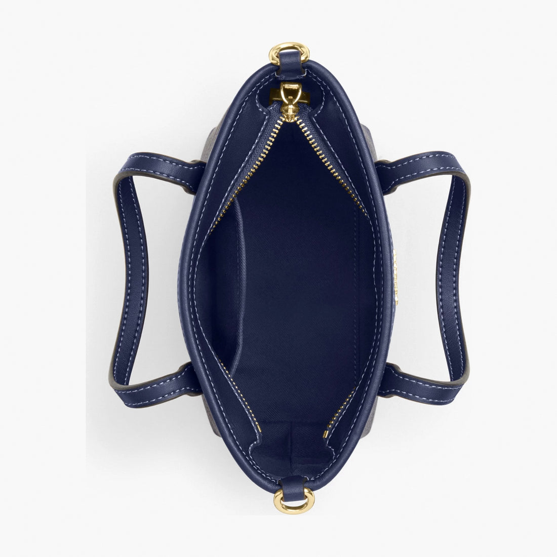 Coach City Mini Tote Bag In Signature Canvas - Gold/Navy