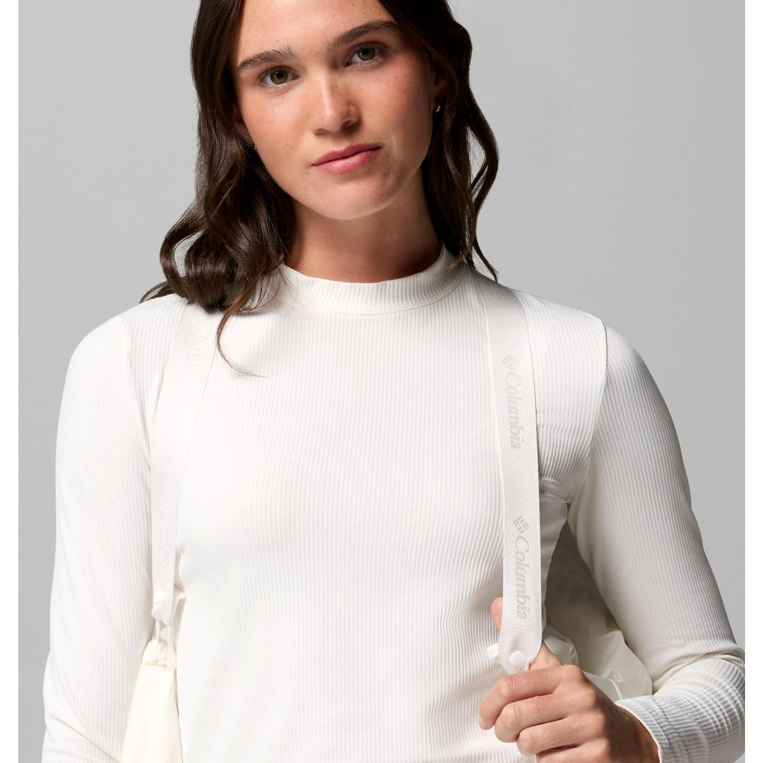 Columbia Women's Amaze Puff Hooded Jacket - Sea Salt Pearl Shine