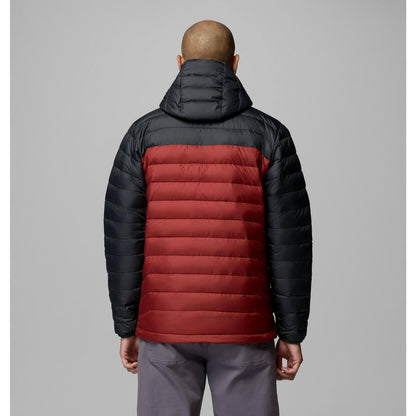 Columbia Men's Powder Lite II Hooded Jacket - Red Oxide, Shark