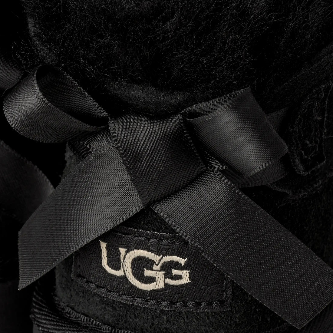 UGG Kids' Ultra Mini Bailey Bow - Black