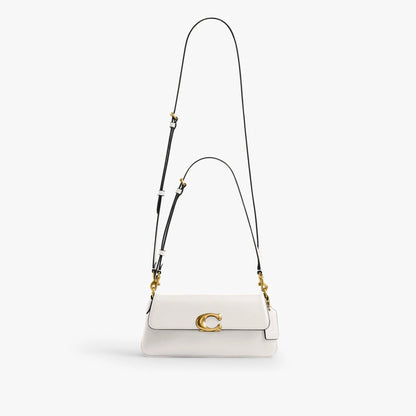 Coach Jet Shoulder Bag - Brass/Chalk