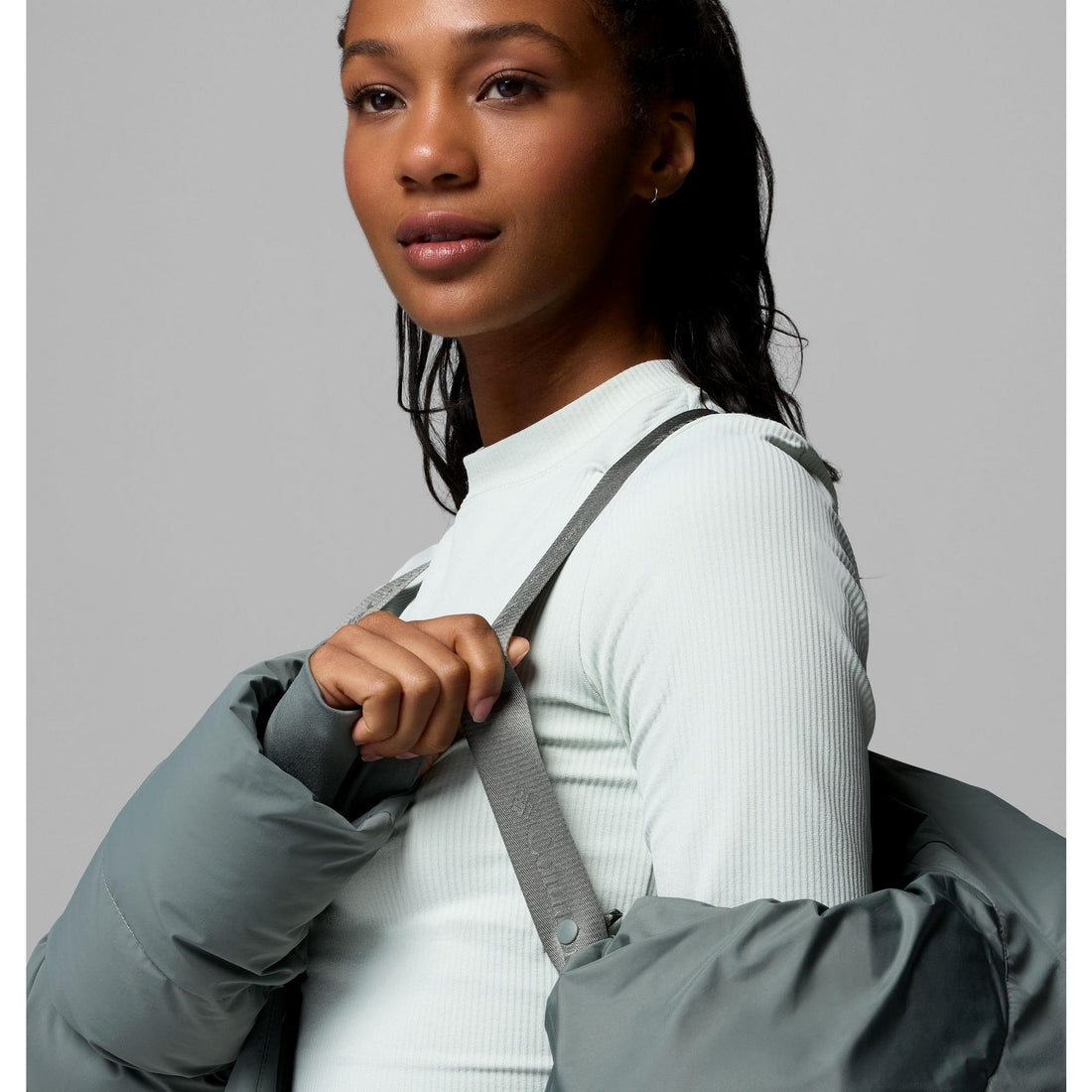 Columbia Women's Amaze Puff Mid Hooded Jacket - Sedona Sage