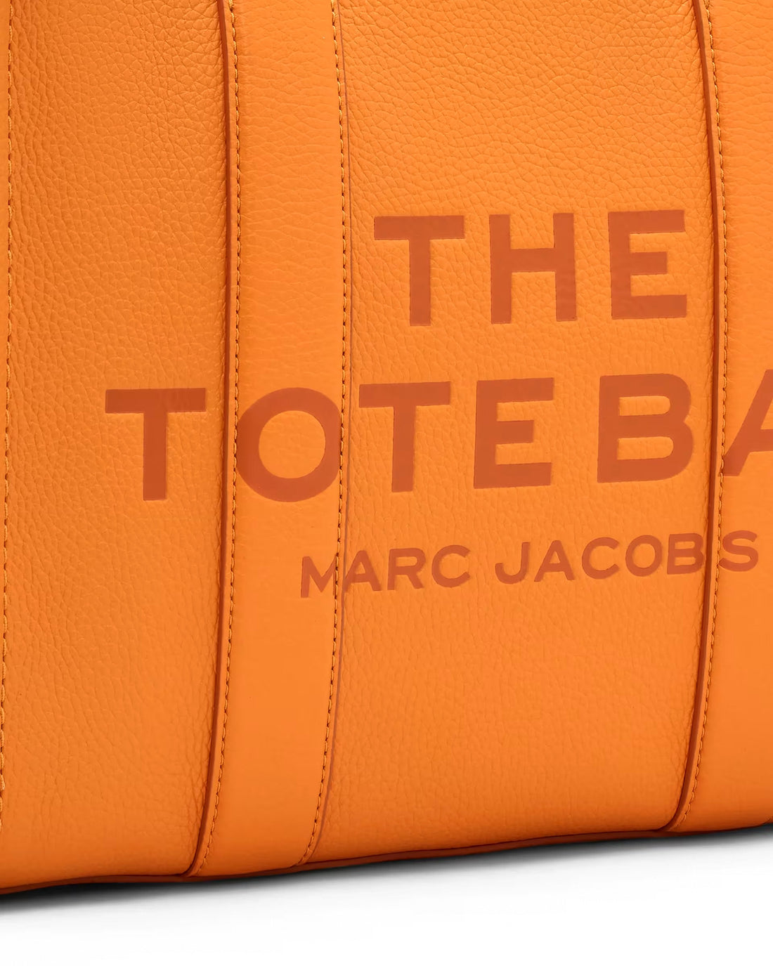 Marc Jacobs The Leather Medium Tote Bag - TANGERINE