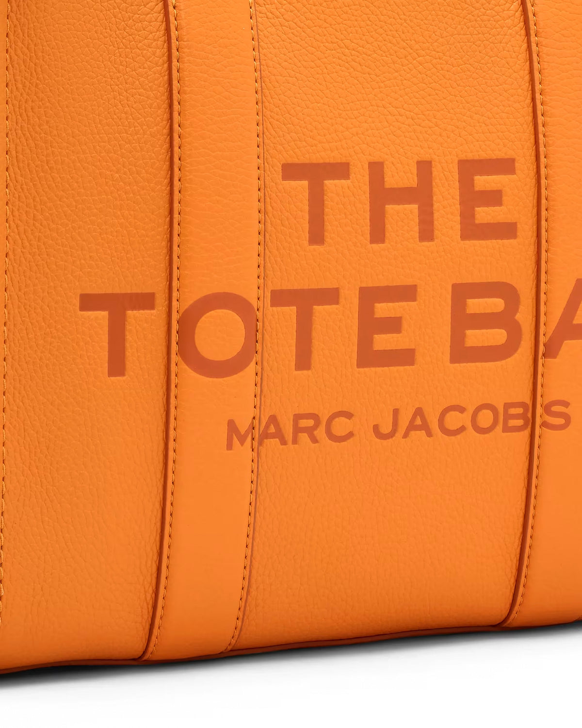Marc Jacobs The Leather Medium Tote Bag - TANGERINE