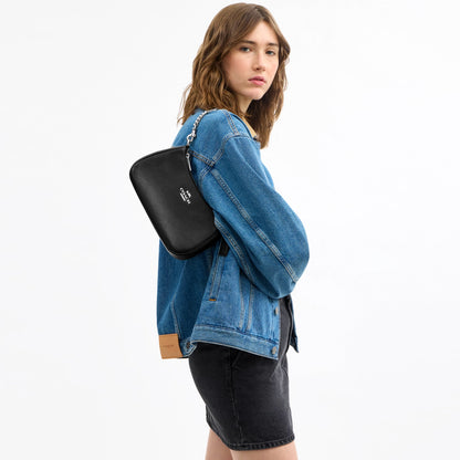 Coach Teri Shoulder Bag - Silver/Black