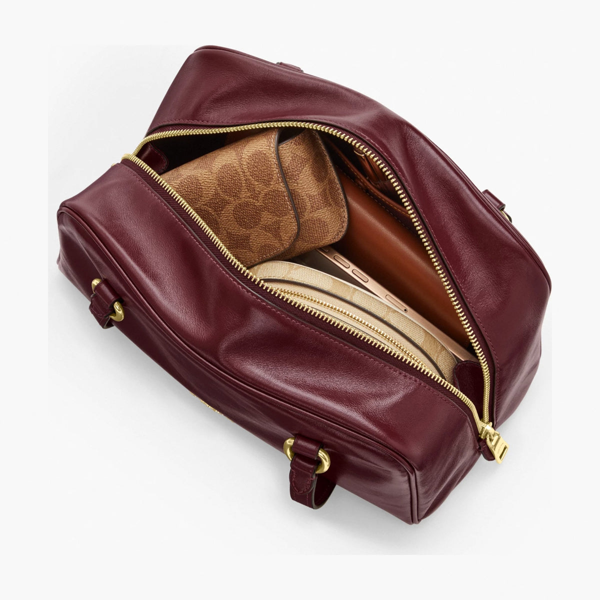 Coach Sydney Shoulder Bag - Im/Dark Cherry