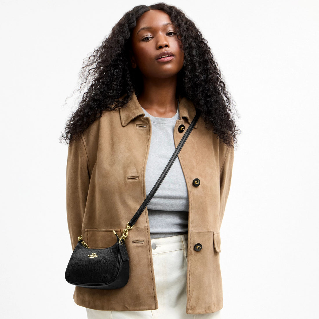 Coach Teri Mini Crossbody Bag - Gold/Black
