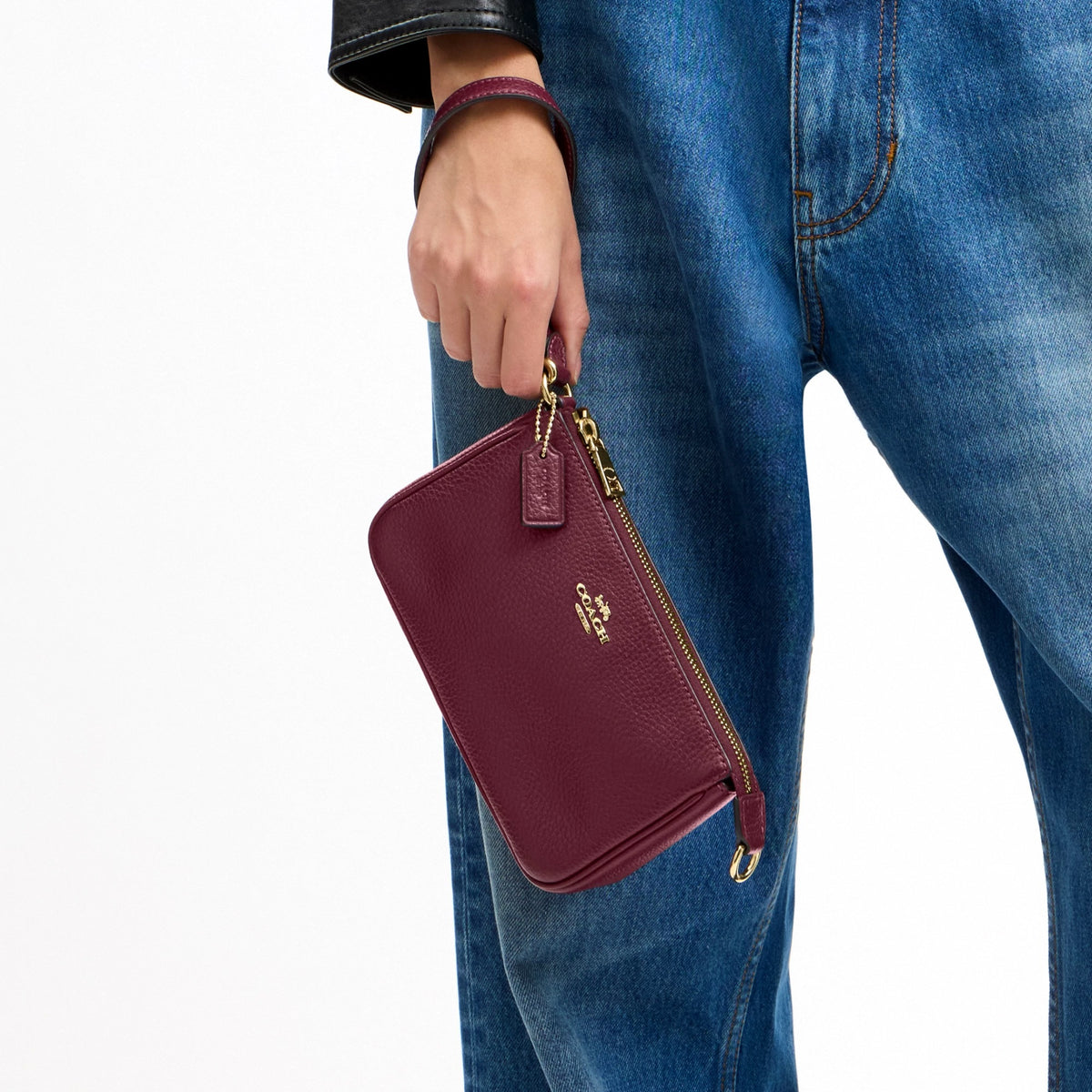 Coach Nolita 19 - Gold/Dark Cherry