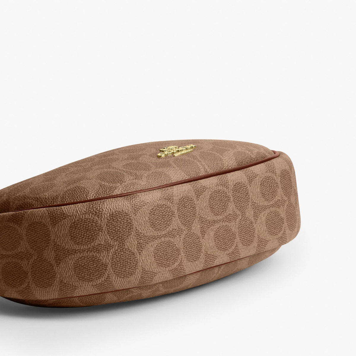 Coach Emily Shoulder Bag In Signature Canvas - Gold/Tan/Brown