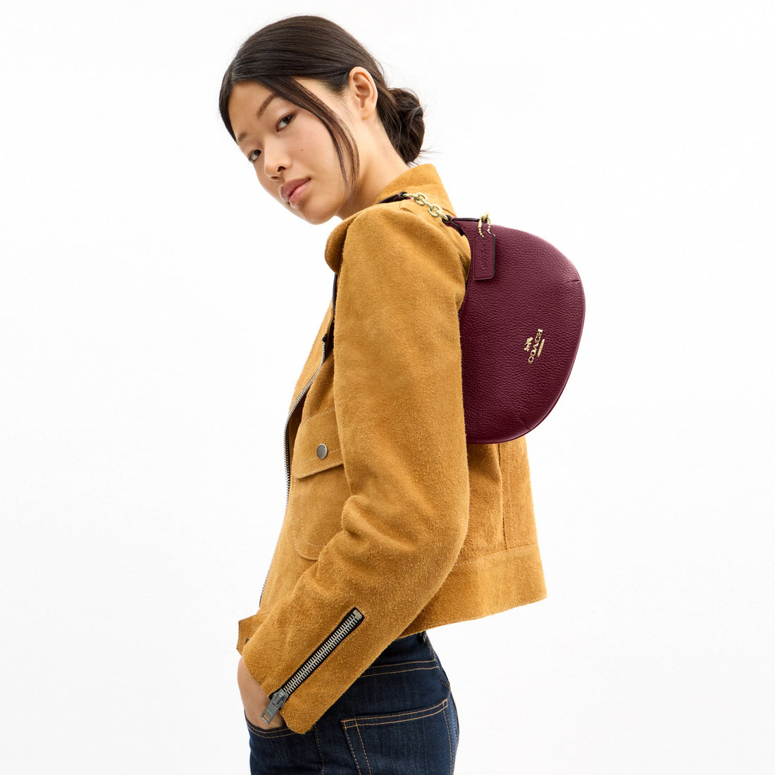Coach Mini Payton Bag - Im/Dark Cherry