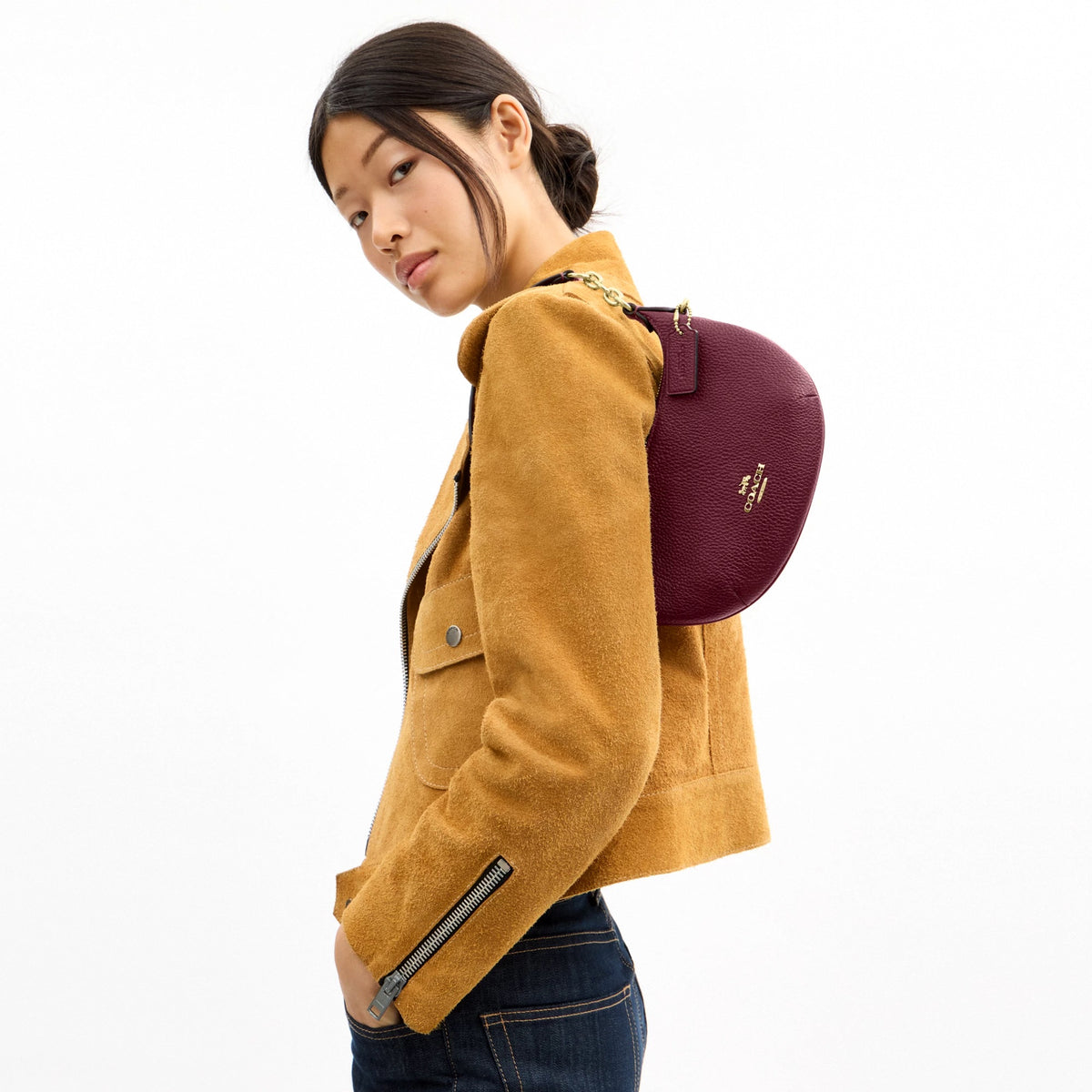 Coach Mini Payton Bag - Im/Dark Cherry