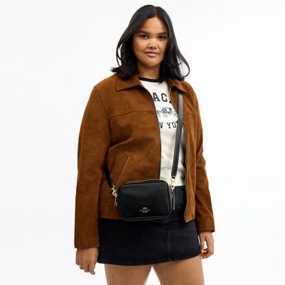 Coach Mini Carey Crossbody Bag - Gold/Black